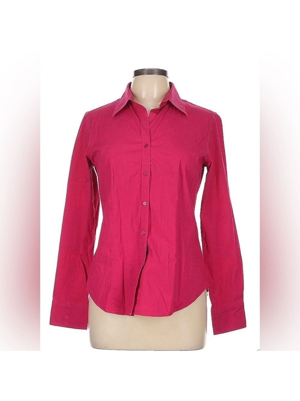 Talbots Rich Pink Blouse